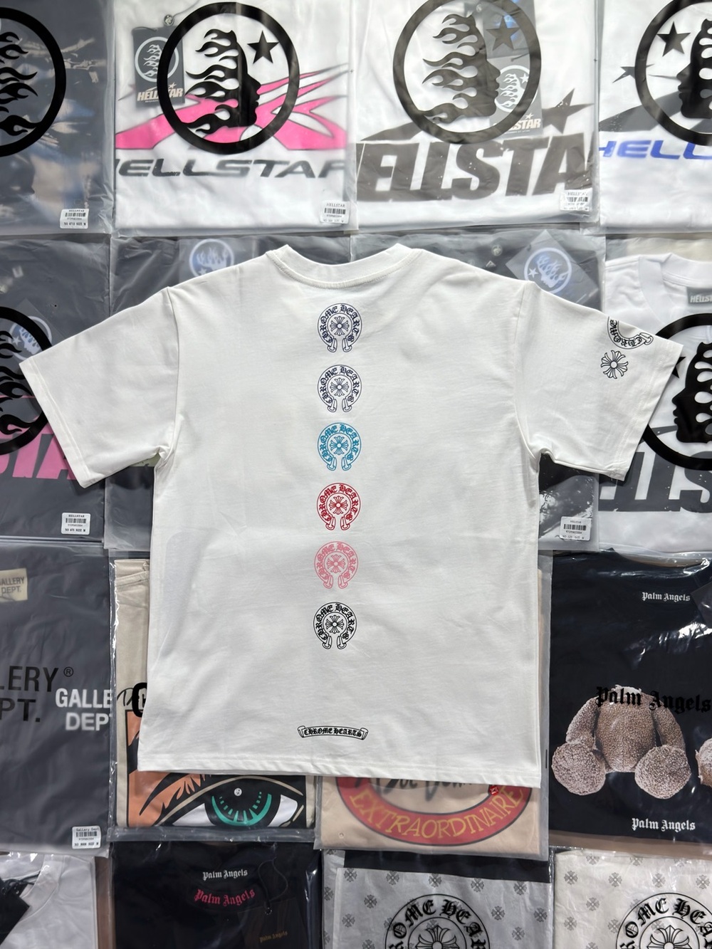 Chrome Hearts Multi Color Horse Shoe T-shirt ‘White’